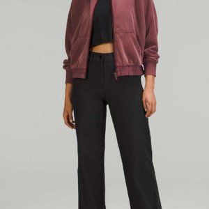 Lululemon City Sleek 5 Pocket Wide-Leg High-Rise Pant Size 31 NWT Black Office